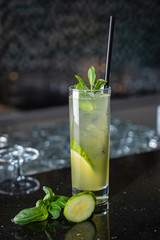 mocktail in the bar