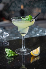 mocktail in the bar