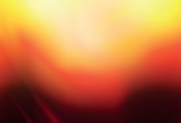 Light Red, Yellow vector blurred background.