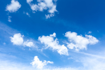 Blue sky and clouds background