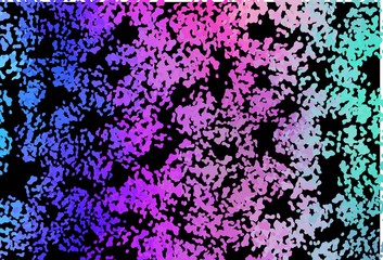 Dark Pink, Blue vector texture with random forms.