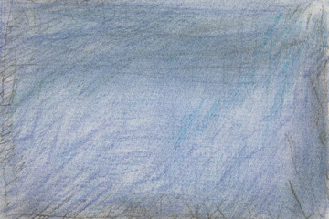 blue and gray pastel crayon on paper background texture