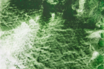 green watercolor painted background