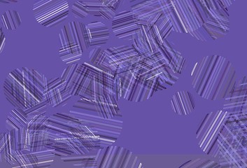 Light Purple vector background with bubbles.