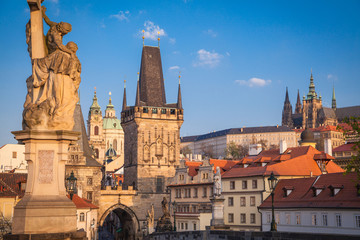 Obraz premium Charles Bridge in the morning, Prague