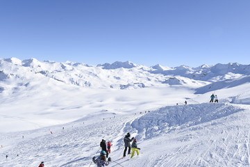 Fototapeta na wymiar Ski montagne