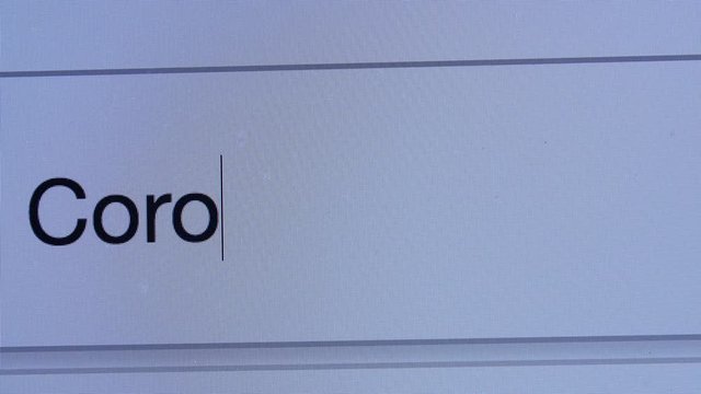 Coronavirus internet search bar hd