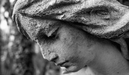 Death angel in the image of a woman