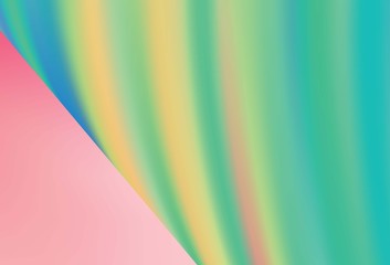 Light Pink, Yellow vector blurred bright pattern.