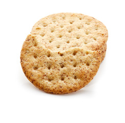 Cracker Isolated on White Background