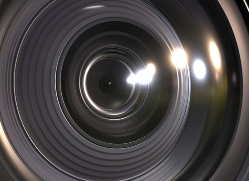 Camera Lens 3d Rendering