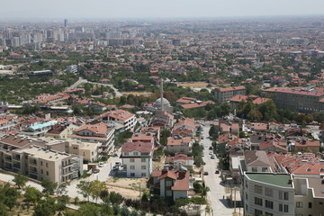 City of Konya in Central Anatolia, Turkey