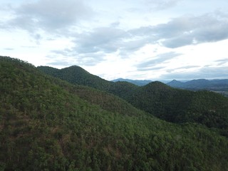 Naklejka premium montagne