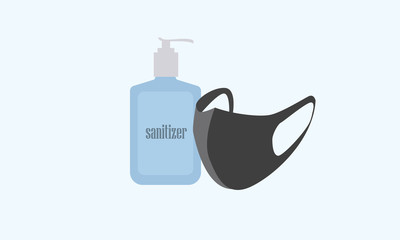 vector COVID corona  virus 2  mask