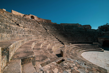 Dougga Roman Theater ruins Tunisia