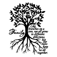 Family tree design - VECTOR - obrazy, fototapety, plakaty