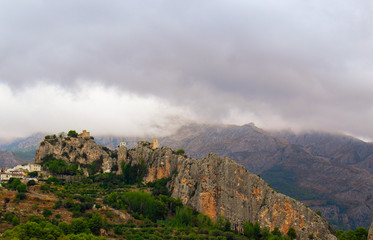 View of Guadalest, Alicante, Spain