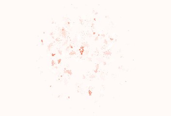 Light Red vector background with abstract shapes.