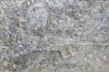 Texture of Old Weathered Galvanized Metal Plate