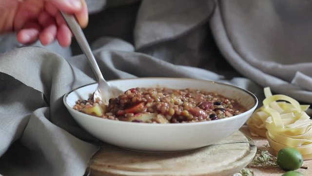  soup   food   cereal   healthy   meal   lunch   bowl   dinner   vegetable   vegetarian   plate 