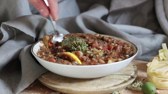  soup   food   cereal   healthy   meal   lunch   bowl   dinner   vegetable   vegetarian   plate 