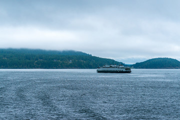 Ferry in the Fog