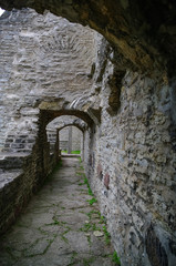 Ancient ruined St. Brigitta convent in Pirita region, Tallinn, Estonia
