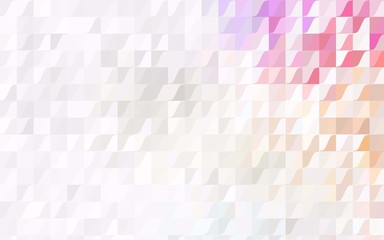 Light Green, Yellow vector abstract colorful background, which consist of triangles. Pattern with colored triangles on white background.