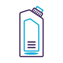 disinfectant plastic bottle product line style