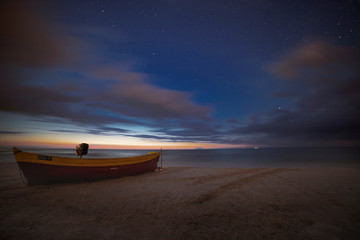 Plaża Dębki nocą 03 © Pawe