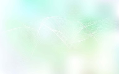 Light Green vector background with bubbles. Beautiful colored illustration with blurred circles in nature style. The pattern can be used for ads, leaflets of liquid.