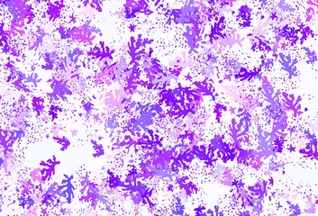 Fototapeta premium Light Pink vector background with abstract shapes.