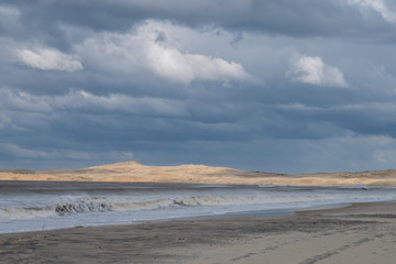 afternoon, atlantic, beach, breaker, clouds, cloudy, coast, coastal, construction, desert, dunes, environment, foam, grass, horizon, landscape, light, nationaizon, landscape, light, national, nature, 