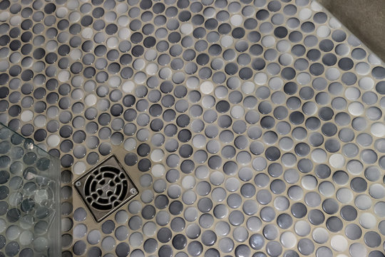 shower drain tiles