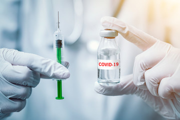 Vaccine and syringe injection for prevention and treatment from corona virus infection.