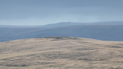 view across dartmoor