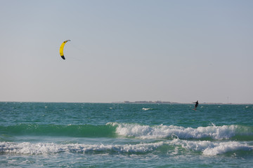Kitesurfing, Kiteboarding action photos sea sport extreme