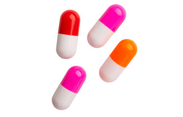medical capsules isolated