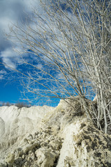 Dust in a industrial site.