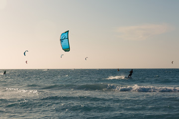 Kitesurfing, Kiteboarding action photos sea sport extreme