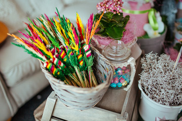 Traditional Easter palm sold on spring market