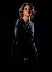 Naklejka premium Handsome male model