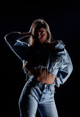 Stylish trendy woman