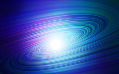 Dark Pink, Blue vector layout with cosmic stars. Glitter abstract illustration with colorful cosmic stars. Template for cosmic backgrounds.