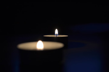 candle in the dark