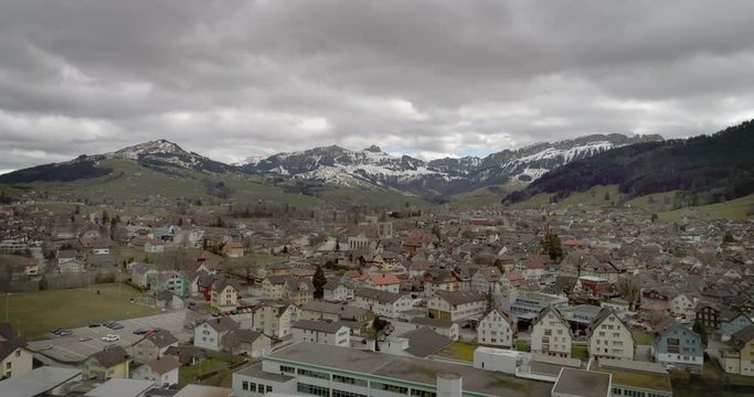 Appenzell lateral travelling - Aerial 4K