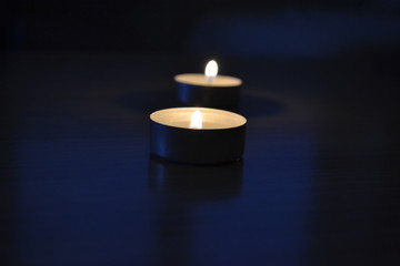 candle in the dark