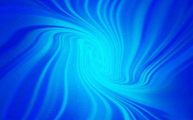 Light BLUE vector background with astronomical stars. Glitter abstract illustration with colorful cosmic stars. Pattern for astrology websites.