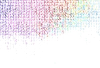 Light Pink, Blue vector texture with disks.