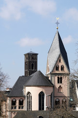 Fototapeta na wymiar Romanische Kirche St. Maria in Lyskirchen